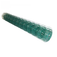Rouleau de grillage soudé en acier galvanisé et revêtu de PVC, 30 m, portable et adapté aux voyages, pour clôture de jardin et enclos à lapins, à découper et plier soi-même