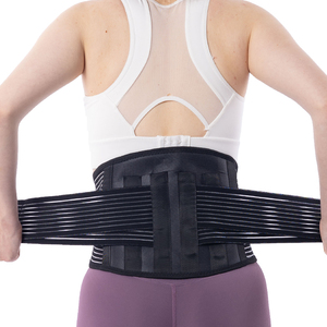 Cintura di Supporto Lombare Regolabile, <span class=keywords><strong>Fascia</strong></span> Nera per <span class=keywords><strong>Schiena</strong></span> e Vita, Supporto Lombare per Uomini e Donne - Product Image 4