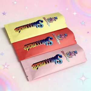 Sachet en aluminium à trois côtés scellés sur mesure, sachet thermoscellable pour aliments, sachet pour en-cas de champignons, sachet pour poudre à boire, emballage - Product Image 4