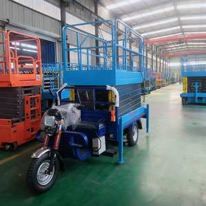 Nouvelle mini-plateforme élévatrice mobile hydraulique à ciseaux à trois roues en acier pour travaux en hauteur en extérieur - Product Image 6