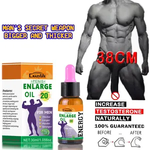 Factory supply Man Penis Enlargement Essential Oil Extended Lasting Adult Sex Products Xxx Oil For Men 30ml