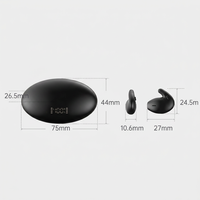 Écouteurs sans fil J90 Sleep, semi intra-auriculaires, TWS, commande tactile, écran LED, pour un usage quotidien