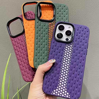 Coque de téléphone simple à rayures en TPU dissipant la chaleur, compatible avec iPhone 16, iPhone 12, 13, 14, 15, 16, iPhone/Samsung/Xiaomi/INFINIX/TECNO