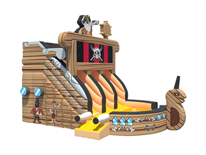Structure de jeu gonflable sur le thème du <span class=keywords><strong>bateau</strong></span> <span class=keywords><strong>pirate</strong></span> LILYTOYS pour enfants avec toboggan et zones interactives amusantes pour les événements et les aires de jeux - Product Image 6