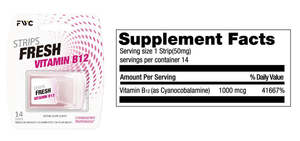 OEM ODM Oral şeritler nefes nane vitamini B12 ağız vitamini takviyesi için nane şekeri ağız ferahlatıcı şeritler - Product Image 2