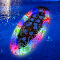 Nouvelle Arrivée Transfrontalière : Chaise Longue Flottante Gonflable en PVC pour Adulte avec 21 Trous et Dossier – Lit de Loisirs Aquatique