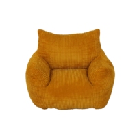 Canapé en velours capitonné au design minimaliste moderne, compressé sous vide, best-seller, pouf paresseux pour enfant, idéal pour les petits espaces de salon