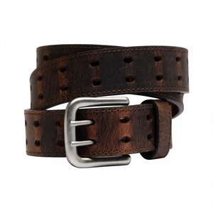 Ceinture unisexe en cuir de vachette et acier, motif tête de serpent, écologique, durable, imperméable, robuste, idéale pour les fêtes - BS INTERNATIONAL - Product Image 4