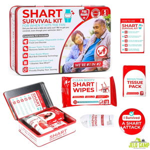 Nouveauté : Kit de survie amusant et badges hilarants pour les farces à l'effigie <span class=keywords><strong>des</strong></span> excréments, idéal pour le camping en plein air et les situations d'urgence en famille – Coffrets cadeaux de blagues ultimes - Product Image 1