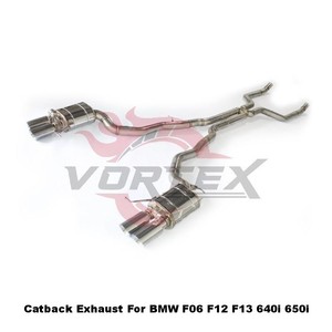 Vortex T304ท่อไอเสีย catback สแตนเลสสำหรับ BMW F06/F12/640i F13/N55 650i/N63 2011-2018ประสิทธิภาพการปรับแต่ง - Product Image 4