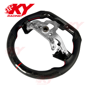 Volant sport en fibre de carbone personnalisé pour Chevrolet Corvette C6 C5 Coupé Z06 ZR1 Stingray 2005-2013 - Product Image 4