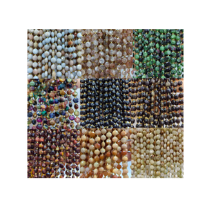 <span class=keywords><strong>Perles</strong></span> de pierre naturelle de haute qualité en gros, de nombreux types : amazonite, obsidienne, œil de tigre, agate indienne, pour la fabrication de bijoux et de bracelets - Product Image 1