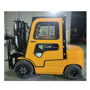 Montacargas Diésel EVERLIFT de 2.5t-3.5t con Calefacción en la Cabina, Mástil de una Etapa, Serie <span class=keywords><strong>FG25T</strong></span> FG30T FG35T, Neumáticos Neumáticos 4WD - Product Image 1