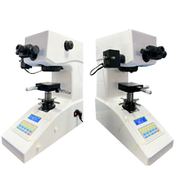 Durómetro Micro Vickers Económico |   Torreta Manual para Medir Cerámica, Vidrio, Secciones Delgadas de IC y Recubrimientos
