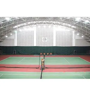 Çelik uzay çerçeve yapısı futbol sahası badminton mahkeme inşaatı prefabrik kaplı bina tenis