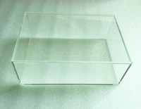 Personnaliser Boîte En Acrylique Transparente Avec Couvercle Coulissant Stockage Boîte de Paquet