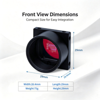 Cámara Industrial MindVision UC401C 4MP USB2.0, Precio Directo de Fábrica, CMOS, Montura C, Bajo Consumo, para Visión Artificial e Inspección de Calidad