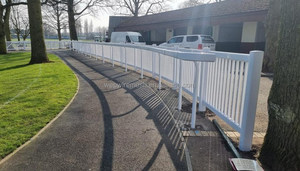 Clôture de piste de <span class=keywords><strong>course</strong></span> de <span class=keywords><strong>chevaux</strong></span> en PVC haute sécurité résistant aux UV - Product Image 4