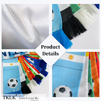 1 ensemble Écharpe et Bannière de Fête, Klaxons de Support, Drapeaux de Pays pour les Événements Sportifs de la Coupe du Monde 2026, Matchs de Football