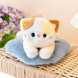 Peluche de Gato Kawaii con Manta en Forma de Nube, Ideal para Decoración de Habitaciones y Compañero de Escritorio Adorable - Product Image 2