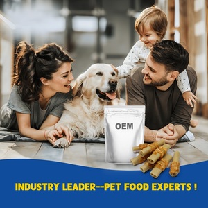 การฝึกอบรมสุนัขเลี้ยงไก่แบบแห้งอุปกรณ์ทำจากฟักทองห่อโปรตีนสูงทำจากเนื้อ - Product Image 2