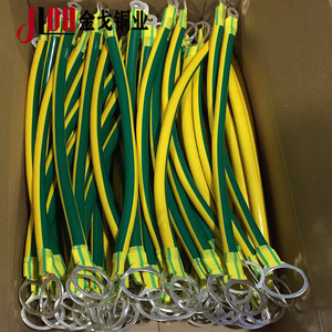 JLOA Yellow Green Grounding <b>Wire</b> Copper O Type Terminal Photovoltaic Panel <b>Earthing</b> 440V National Standard - Product Image 4