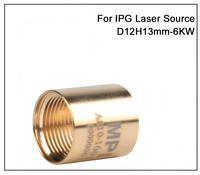 Connecteur de sortie IPG pour groupe de lentilles de protection de source laser IPG, fenêtres de protection 0-6 kW pour câble de source laser à fibre IPG