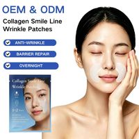 Patchs anti-âge au collagène OEM pour les rides du sourire, raffermissants et hydratants, réduction instantanée des rides, masque en gel soluble