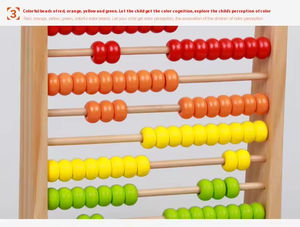 Usine En Gros Math Apprentissage Intelligent Montessori Jouets Ensemble Complet <span class=keywords><strong>Abacus</strong></span> Calcul Jouets En Bois - Product Image 4