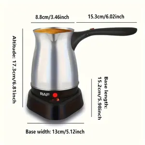 ماكينة صنع قهوة تركية مع إبريق قهوة آلي كهربائي مجفف غلاية قهوة موكا بدرجة غذائية