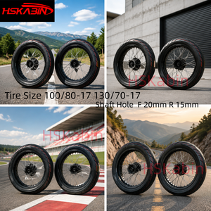 ชุดล้อ HSKabin 17 นิ้ว สำหรับ Surron Ultra Bee ยาง Kenda แท้แบบไม่มียางใน ล้อแม็กซ์ จานเบรค สเตอร์ - Product Image 3