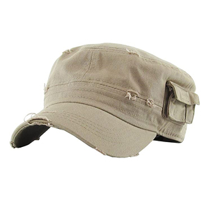 Gorra de Camuflaje Desgastada Personalizada con Bolsillo en la Parte Superior - Product Image 1