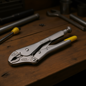 คีมปรับระดับได้แบบล็อคตัวเอง ปากเว้า 10 นิ้ว เครื่องมือจับเหล็ก - Product Image 3