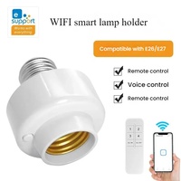Yiweilian WiFi prise de courant intelligente E26/E27 support de lampe téléphone sans fil télécommande minuterie interrupteur prise ue barre Design maison