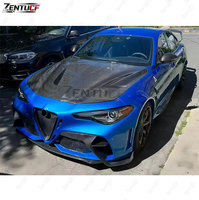 Capot en fibre de carbone style GTAM adapté aux Alfa Romeo Giulia 952 2017-2023, capot moteur modifié en fibre de carbone style GTAM