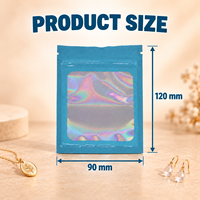 Sacs en Mylar découpés sur mesure avec finition UV sélective et fermeture éclair réutilisable pour l'emballage alimentaire