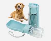 Portable chien nourriture bouteille d'eau Pet voyage marche randonnée bol chiot pliable distributeur