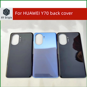 Новинка для Huawei Nova Y60 Y70 задняя крышка аккумулятора стеклянная задняя крышка корпуса задней двери чехол запасные части для Huawei Nova Y70 чехол для телефона - Product Image 6