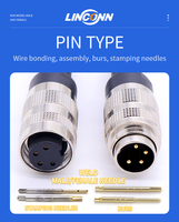 Connecteurs métalliques étanches ronds mâle-femelle M16, prises et fiches électriques, connecteurs ronds