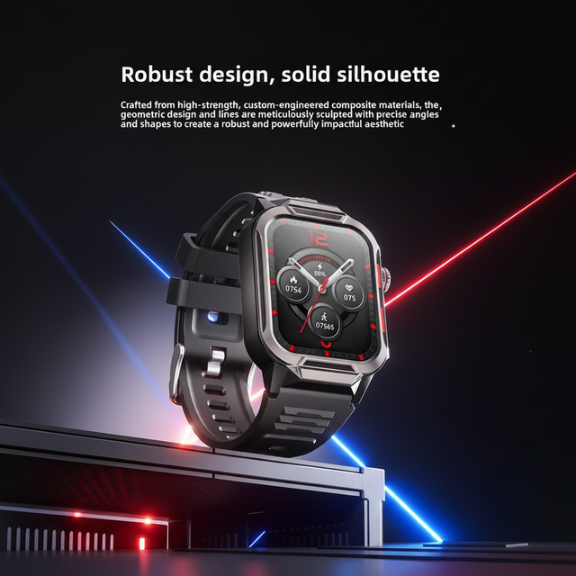 2026 New Mens Mechanical-Style Smartwatch, HD Large Screen, Health Sports Data Tracking, Classic Mechanical Dial