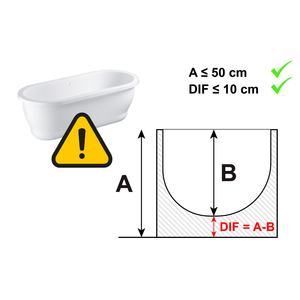 Siège de bain pour adulte avec poignée rembourrée, banc de transfert blanc pour personnes âgées PEPE P30026 - Product Image 3