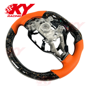 Volant personnalisé en cuir et fibre de carbone avec LED et indicateur de régime pour Honda Civic Accord CRV HRV Sport 11e génération 2021-2026 - Product Image 4