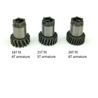 Kit de remplacement d'engrenages coniques en spirale GBH2-24 en acier au carbone pour accessoires de perceuse à percussion électrique 16T 21T 26T