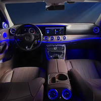 4 Kits de lumières d'ambiance LED pour grille d'aération, haut-parleur rotatif à aigus, couvercle pour Mercedes-Benz E Coupé W238, accessoires intérieurs automobiles