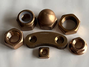 Yushung <span class=keywords><strong>Bronze</strong></span>-Muttern Marine-Qualität C65100 Siliziumbronze Sechskantmuttern ANSI/ASME B18.2.2 - Product Image 3