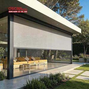 Abri extérieur anti-moustiques <span class=keywords><strong>avec</strong></span> protection UV, porte en satin, gazebo et auvent pour jardin, patio et persienne roulante - Product Image 1