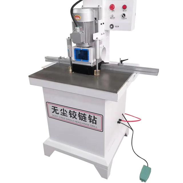 Single Head Open Hole Cabinet Door Hinge Drilling Machine