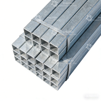 Usine chinoise de tuyaux galvanisés à chaud fournit des tuyaux carrés galvanisés à chaud à haute teneur en zinc