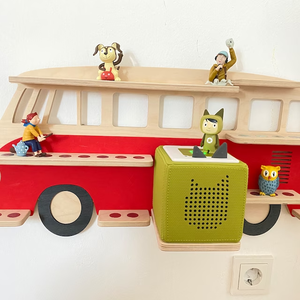 Étagère autoportante en bois massif éco-responsable BSCI pour Toniebox, figurines Tonie, rangement magnétique pour 20 à 50 Tonies, pour la maison - Product Image 5