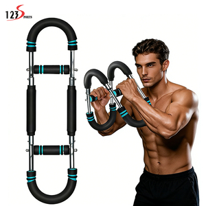 Attrezzi <span class=keywords><strong>per</strong></span> Allenamento Domestico Portatili e Confortevoli <span class=keywords><strong>per</strong></span> lo Sviluppo Muscolare Trainer <span class=keywords><strong>per</strong></span> Braccia a Forma di U Regolabili - Product Image 2